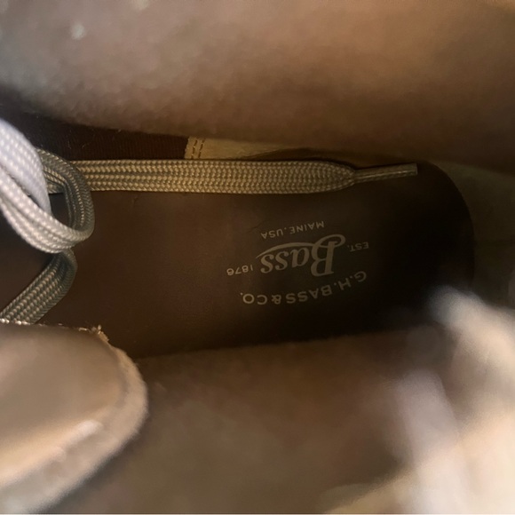 Bass Aubrey winter boot leather brown bootie with faux  fur. New without Box - Picture 9 of 9